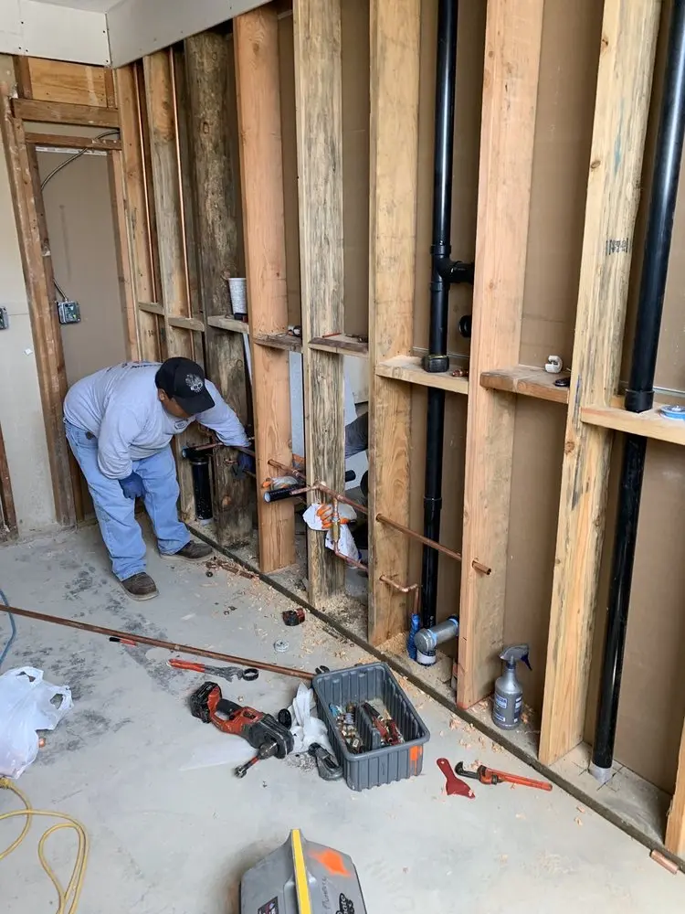Commercial rough-in plumbing for Trenchless Sewer Repair in Cottage Grove